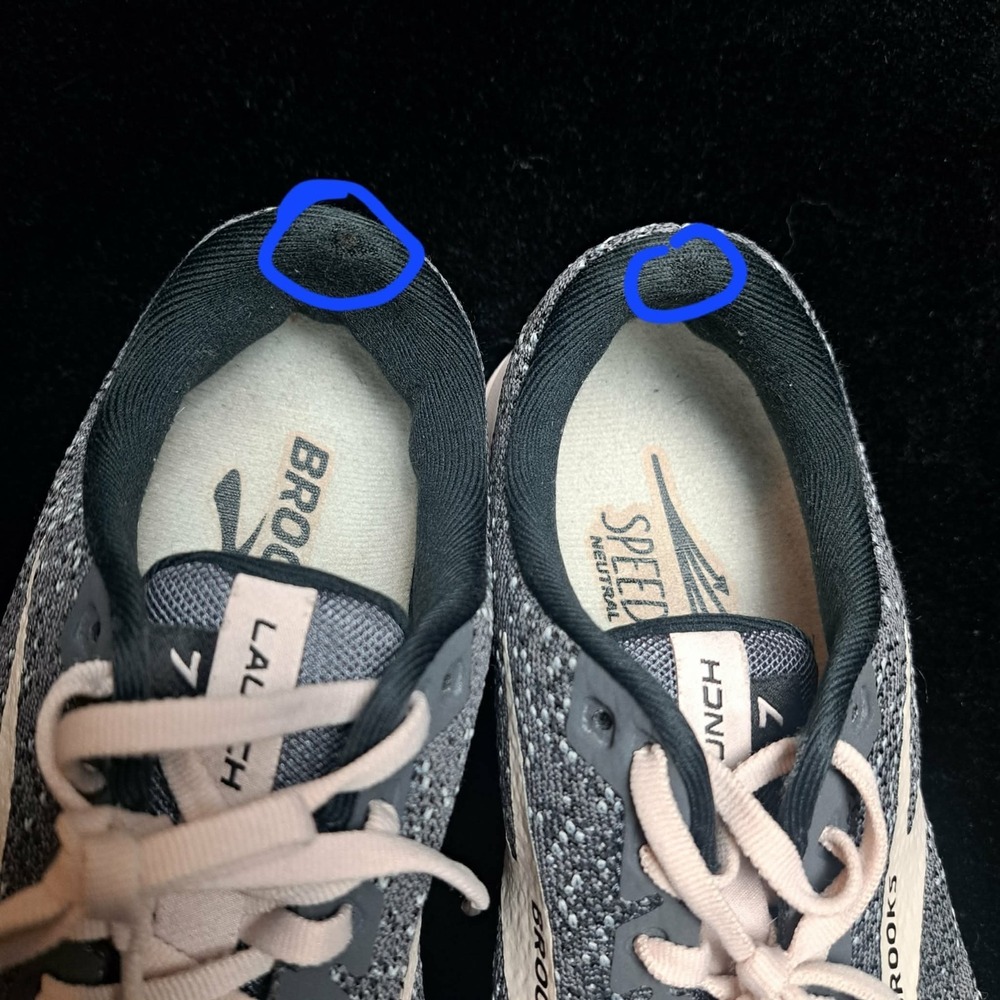 Brooks Launch 7 Running Athletic Shoes Gray/Pink Women's Sz 8.5 US (1203221B062) - Picture 10 of 11